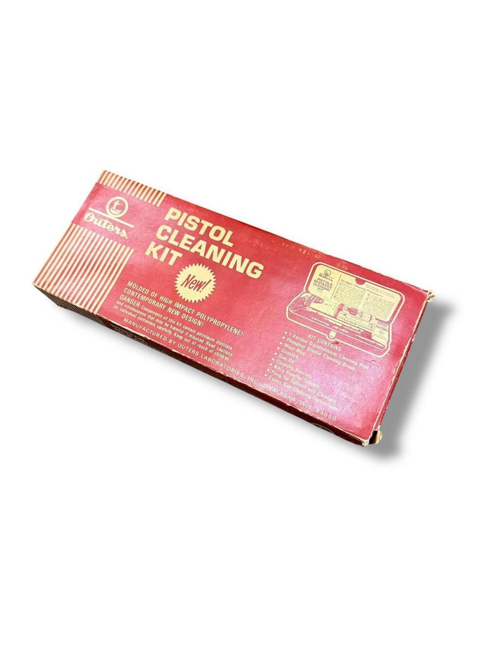 Vintage Pistol Cleaning Kit Box
